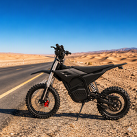 Moto tout-terrain électrique M7 pour adultes, 60V 2000W 72V 2200W, transmission directe, 80 km/h, batterie au lithium, freins à disque hydrauliques