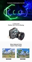 Caméra FPV Foxeer Predator 5 Nano Five33 Edition HV Flip NTSC 1000TVL 1/3 CMOS Super PAL Commutable 14x14mm Mini Caméra pour Drone