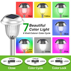 Intelamp in acciaio inox impermeabile vie luci per esterni <span class=keywords><strong>LED</strong></span> prato fata luce solare pali per il <span class=keywords><strong>giardino</strong></span> - Product Image 6