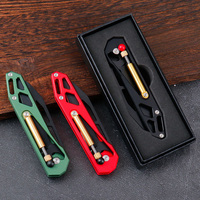 Couteau de survie pour le camping et la chasse, manche en alliage d'aluminium, couteau de poche utilitaire, couteau pliant tactique de haute qualité