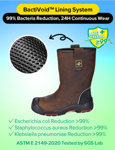 Sepatu Kerja Safetoe 32cm untuk Lapangan Minyak |   Tahan Minyak & Selip |   EN ISO 20345 S3 / ASTM - Product Image 6