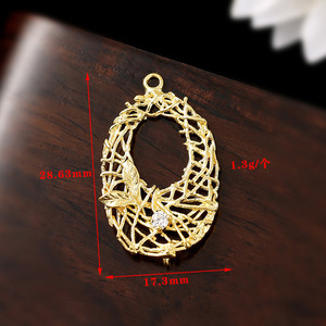 Demi <span class=keywords><strong>Lune</strong></span> pendentif breloques connecteurs pour bricolage boucles d'oreilles fabrication de bijoux demi-<span class=keywords><strong>lune</strong></span> Vintage breloques avec plusieurs boucles - Product Image 3
