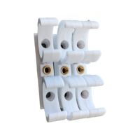 Pince de serrage de tuyau de câble en forme de U en PVC PE de grande qualité aux normes internationales 20/22 pour l'utilisation de fixation de tuyau industriel