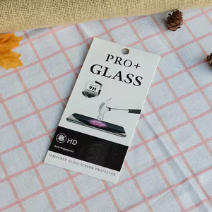 กล่องกระดาษแข็ง กล่องกระดาษสี สำหรับกระจกนิรภัย โลโก้และขนาดตามสั่ง บรรจุภัณฑ์ฟิล์มกันรอยหน้าจอโทรศัพท์มือถือ ขายส่ง - Product Image 3