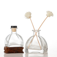 Bouteille diffuseur en verre écologique et recyclable avec bouchon en liège, 50 ml, 100 ml, 150 ml, 250 ml, pour aromathérapie et désodorisant d'ambiance