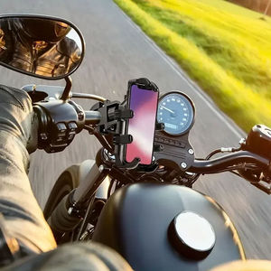 Soporte giratorio ajustable para teléfono móvil de 360 grados para motocicletas, scooters, bicicletas y soportes flexibles que absorben los golpes - Product Image 5