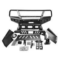 Parachoques Delantero de Acero Resistente para Automóvil con Luces LED, Compatible con Múltiples Modelos para Lc200, Toyota, Nissan, Ford, Jeep, Toyota Hilux