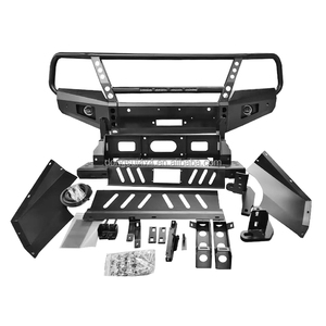 Pare-chocs avant de voiture en acier durable avec barre de protection et lumières LED, compatible avec plusieurs modèles pour Lc200 <span class=keywords><strong>Toyota</strong></span> Nissan <span class=keywords><strong>Ford</strong></span> Jeep <span class=keywords><strong>Toyota</strong></span> Hilux - Product Image 5