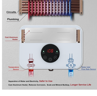 220V 5.5KW Smart petite taille chauffe-eau chauffe-eau électrique instantané sans réservoir hôtel geyser d'eau pour maison salle de bain utilisation