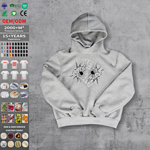 Sudaderas Personalizadas de Alta Calidad para Hombre, Bordado e Impresión DTG, Fabricante de Sudaderas con Logotipo de Diseñador - Product Image 1