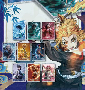 Xingwu Culture Demons Slaying Star Lotus Butterfly Dance Shikishi Vol.1 Hashira Fan Art Cartes à collectionner Anime Merch - Product Image 5