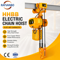 Nouvelle treuil électrique à chaîne métallique RAYVANBO 0,5T - 20T type HHBB avec commande à la main et télécommande, indice de protection IP54/IP55 pour les industries