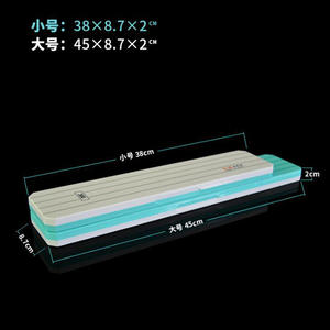 Caja de aparejos de pesca de 38cm, 45cm, 55cm, Material Abs, estuche de almacenamiento portátil, compacto, ligero y duradero para uso en exteriores - Product Image 1