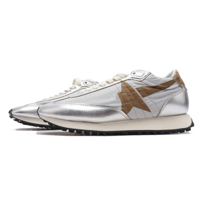 Zapatos de Diseñador, Modernos y Novedosos, Zapatillas con Plataforma Golden Star, Estilo Clásico Doodle, Zapatos Deportivos de Moda en Cuero Blanco y Negro - Product Image 1