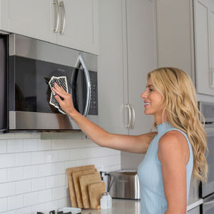 Torchons Suédois Super Absorbants Serviettes en <span class=keywords><strong>Papier</strong></span> de Cuisine Réutilisables et Anti-Rayures Linge à Vaisselle Lavable - Product Image 6