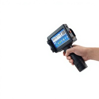 Imprimante d'étiquettes à jet d'encre portable 12,7 mm avec écran tactile et batterie intégrée pour carton, papier, plastique - Impression de logo, date, code QR