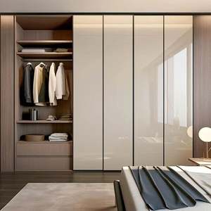 Modern <b>Light</b> Luxury Style Wardrobeclothes Storage Cabinet Home Furniture for Bedroom Living Room School Gym Hall Villa & Laundry - Product Image 4