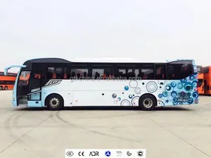 Mewah Cina 12m 50 kursi otomatis Bus Coach Guangtong Euro 3-6 Diesel manual rhd 65 seater bus coach
