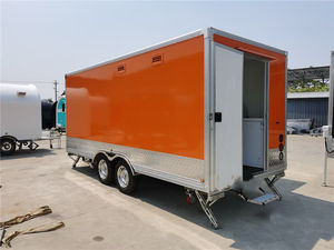 รถเข็นขายอาหารเคลื่อนที่ 4 ล้อ สแตนเลสอเนกประสงค์ สำหรับขายฮอทดอก ไอศกรีม อาหารเช้า อาหารจานด่วน - Product Image 3