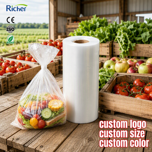 HDPE Fruit <b>Bag</b> Roll Food Grade Flexible Produce Sacks on Roll Fresh Harvest Picking for Orchard Farm Market - Product Image 1
