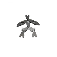 Affûteur de lames carrées en carbure de tungstène VUILI OEM personnalisable de 100 mm, épaisseur de 3,0 mm, meuleuses abrasives efficaces