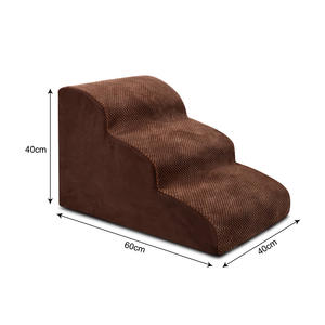 Rampa para Perros de 3 Niveles con Base Antideslizante Extraíble, Ecológica, Escaleras para Mascotas, Ortopédicas, de Lujo, con Tres Peldaños de Espuma Viscoelástica - Product Image 3