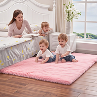 Tapis d'intérieur pour salon, grand tapis moelleux et épais, tapis de sol doux pour chambre à coucher, tapis shaggy antidérapant pour la décoration de la maison