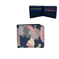 Siap Kirim Harga Pabrik Dompet Kartu Identitas Kulit PU Berkualitas Tinggi Minimalis Tipis Tersedia Stok Menerima Logo Kustom