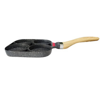 Set Wajan Panggang Besi Cor Persegi Modern Grosir, Alas Datar Anti Lengket, Untuk Memasak, Menggoreng, Memanggang, Sarapan, Berkemah, dan Memasak di Dapur