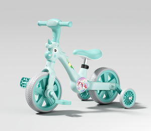 Bicicleta de Equilibrio para Niños Multifuncional 2 en 1, Bicicleta Deslizante Anticaídas Ajustable, <span class=keywords><strong>Triciclo</strong></span> para Bebés de 2 a 6 Años - Product Image 3