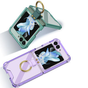 Para Samsung <span class=keywords><strong>Galaxy</strong></span> <span class=keywords><strong>Z</strong></span> <span class=keywords><strong>Flip</strong></span> 5 Contraportada <span class=keywords><strong>2021</strong></span> Nuevo diseño 360 Protección completa PC duro con anillo a prueba de golpes Cubierta del teléfono móvil - Product Image 3