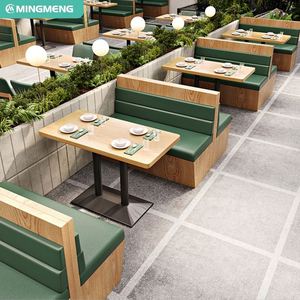 ชุดโต๊ะและเก้าอี้ไม้สำหรับร้านอาหารเชิงพาณิชย์สำหรับรับประทานอาหารในวิลล่าร้านกาแฟร้านกาแฟ - Product Image 6