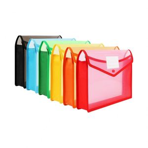 Plastic Envelopes A4 Size Waterproof Accordion <b>File</b> Pouch Snap Closure Office Organizer Expanding <b>File</b> Bag PVC <b>File</b> <b>Folder</b> - Product Image 1