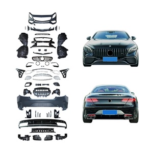 Kit de Modificación de Carrocería para Mercedes Benz Clase S Coupé 2014-2020, Upgrade Coupe65, Nuevos Parachoques Delanteros y Traseros con Recortes para Faros Antiniebla - Product Image 1