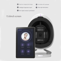 Analyseur de peau numérique spécial avec reconnaissance faciale IA 3D, connexion USB, appareil portable sur pied pour usage domestique