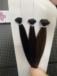 ผมต่อแบบ I-Tip ผมแท้ เวอร์จิ้น เรมี่ ผมตรง สีดำธรรมชาติ ไม่หลุดร่วง สำหรับผู้หญิง ใช้ในร้านเสริมสวย - Product Image 2