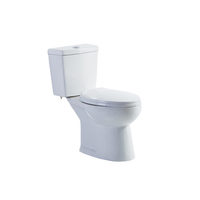 YUSON – toilettes allongées en céramique YS22238, lavabo blanc 300mm, rugueux, toilettes allongées 2 pièces pour salle de bain