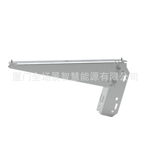 Support de panneau solaire en aluminium à bras unique réglable pour montage sur poteau, traitement de surface anodisé - Product Image 3