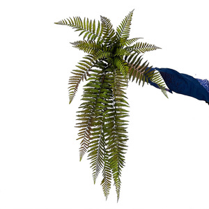 Artificial Persian Fern <b>Wall</b> Hanging 30cm-100cm Bouquet Soft Rubber Greenery Home <b>Decor</b> Wedding Props - Product Image 4