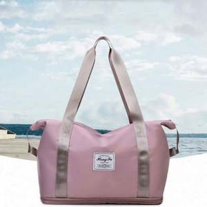 Sac de sport pliable imperméable personnalisé, sac de voyage à bandoulière, sac de sport de plein air, sac de voyage en nylon - Product Image 6