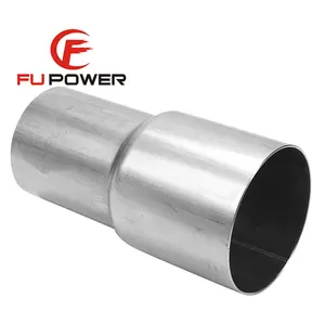 Customized Universal 2.5" 2 1/2" ID to 3" ID Exhaust Pipe to Pipe Adapter Connector Reducer Stainless Steel Titanium
