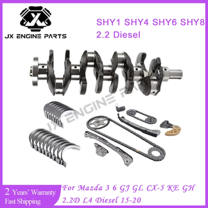 Kit Rantai Timing Mesin, Set Bantalan Poros Engkol Utama dan Batang Penghubung untuk Mazda <span class=keywords><strong>2</strong></span>.<span class=keywords><strong>2</strong></span> CX-5 KE GH 6 GJ GL <span class=keywords><strong>3</strong></span> <span class=keywords><strong>2</strong></span>.2L SHY1 SHY4 SHY6 Diesel - Product Image 2
