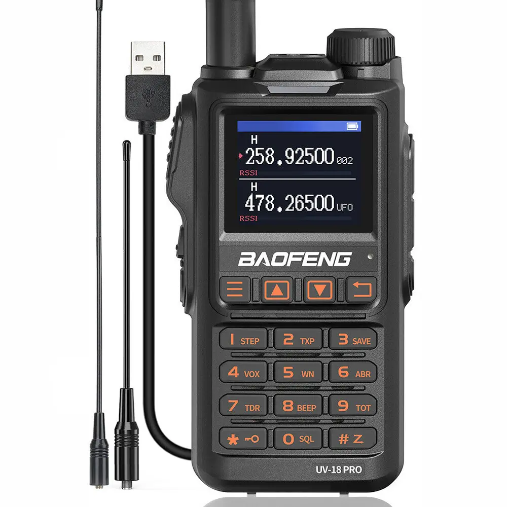 Baofeng UV18 Pro Max GPS 10W AM FM Six bandes UV18 i UV18H UV-G28 Pro Talkie-walkie VHF UHF Radios bidirectionnelles longue portée