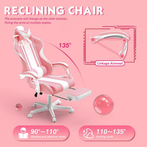 Sillas de Juego Rosa Bebé a Precio Económico, Muestra Gratis, Silla <span class=keywords><strong>Gamer</strong></span> <span class=keywords><strong>para</strong></span> Adultos, Silla de <span class=keywords><strong>Escritorio</strong></span> <span class=keywords><strong>para</strong></span> Juegos con Masaje, Linda Silla <span class=keywords><strong>Gamer</strong></span> <span class=keywords><strong>para</strong></span> Chicas - Product Image 6