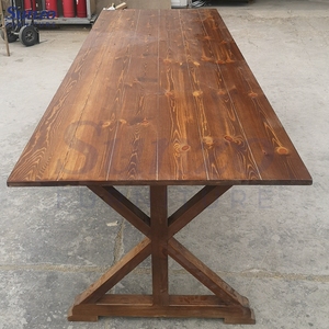 Mesa <span class=keywords><strong>de</strong></span> comedor rústica <span class=keywords><strong>de</strong></span> madera <span class=keywords><strong>de</strong></span> campo francés, mesa <span class=keywords><strong>de</strong></span> comedor <span class=keywords><strong>de</strong></span> granja <span class=keywords><strong>vintage</strong></span> <span class=keywords><strong>para</strong></span> <span class=keywords><strong>eventos</strong></span> - Product Image 4