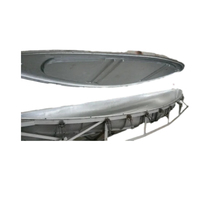 Moule de palette de transport de bateau tournant les moules rotatifs personnalisables moulés de kayak en plastique