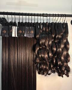 Estensioni di <span class=keywords><strong>Capelli</strong></span> Umani di Alta Qualità 12A, Biondo 613, Fornitori di <span class=keywords><strong>Capelli</strong></span> Vergini Brasiliani, Fasci di <span class=keywords><strong>Capelli</strong></span> Vergini Grezzi con Cuticole Allineate - Product Image 4