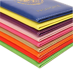 Porta Pasaporte Personalizado de México, Brillante, Multicolor, 9 Colores, con Estampado Dorado en Relieve, Funda para Pasaporte de Estados Unidos y México, de PU - Product Image 6