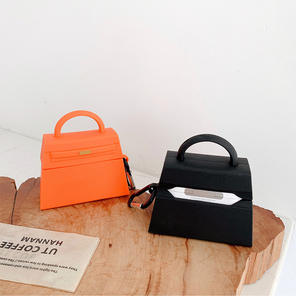 Gran oferta, diseño de bolso 3D a la moda, funda para auriculares inalámbricos con Clip para Airpods Pro, funda de silicona de lujo para mujer para Airpods 1/2 - Product Image 3