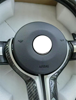 Volant chauffant en fibre de carbone pour BMW M2 M3 M4 M5 F10 F50 F30 F32 F80 F82 F90 E90 E92 E60 E63 G20 G30